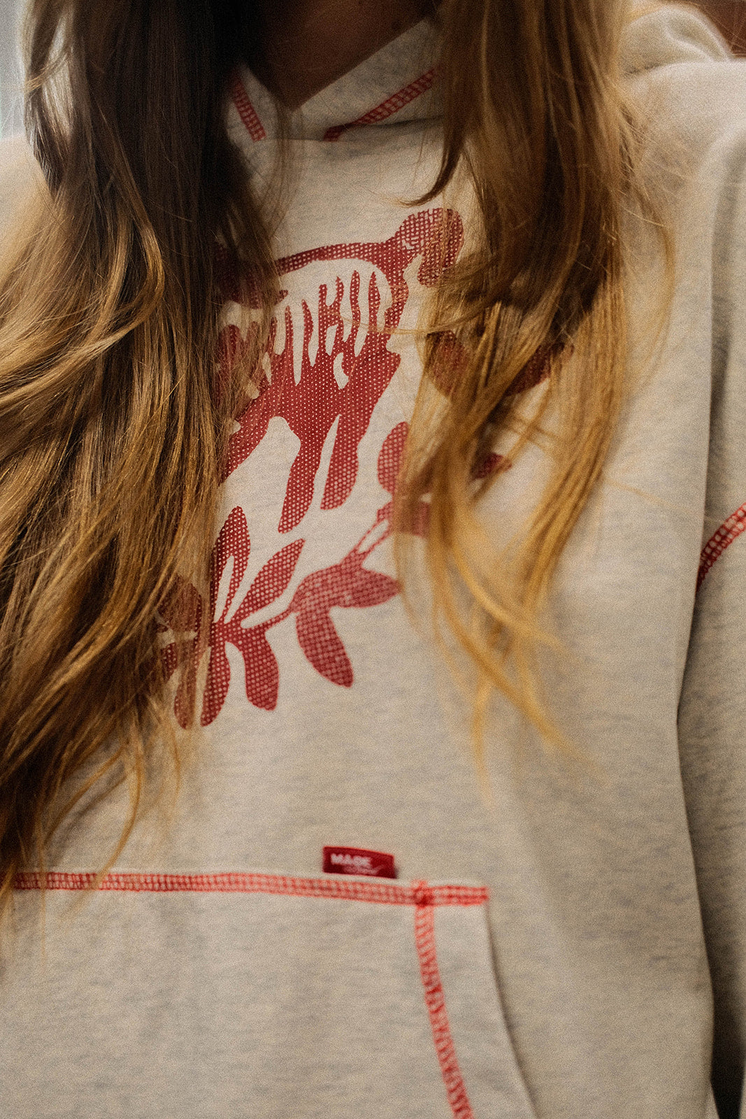 Laurel Crest Grey Hoodie