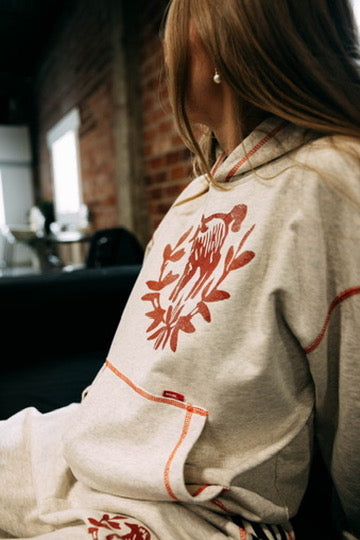 Laurel Crest Grey Hoodie