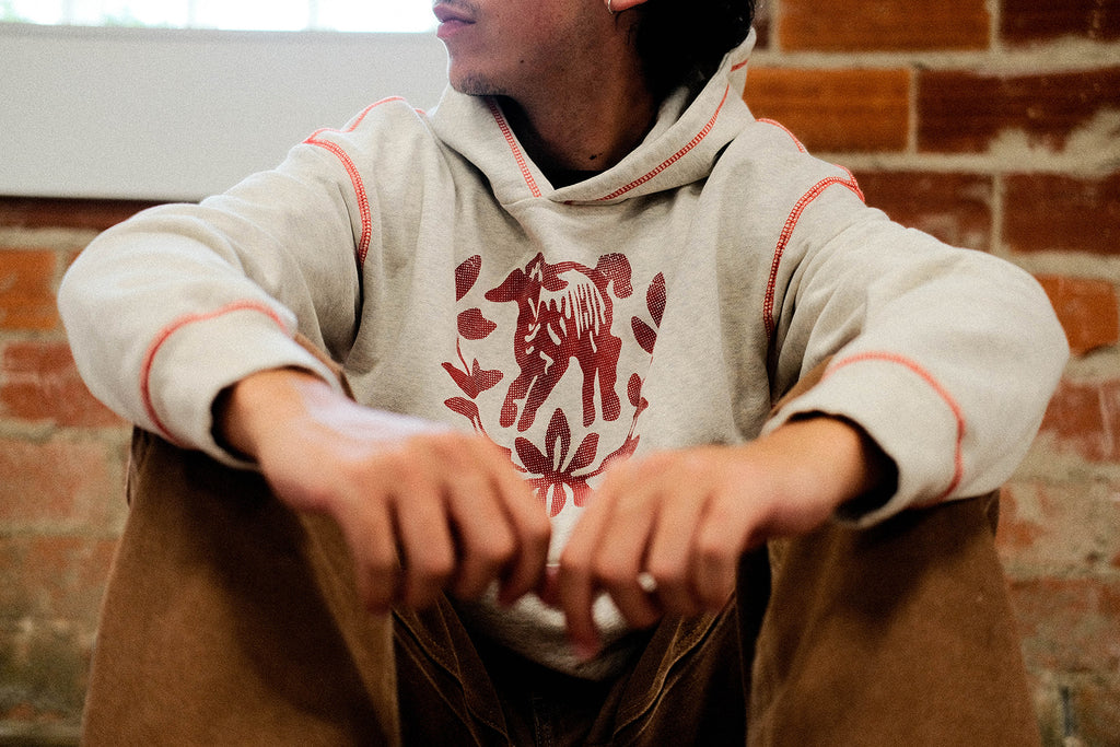 Laurel Crest Grey Hoodie