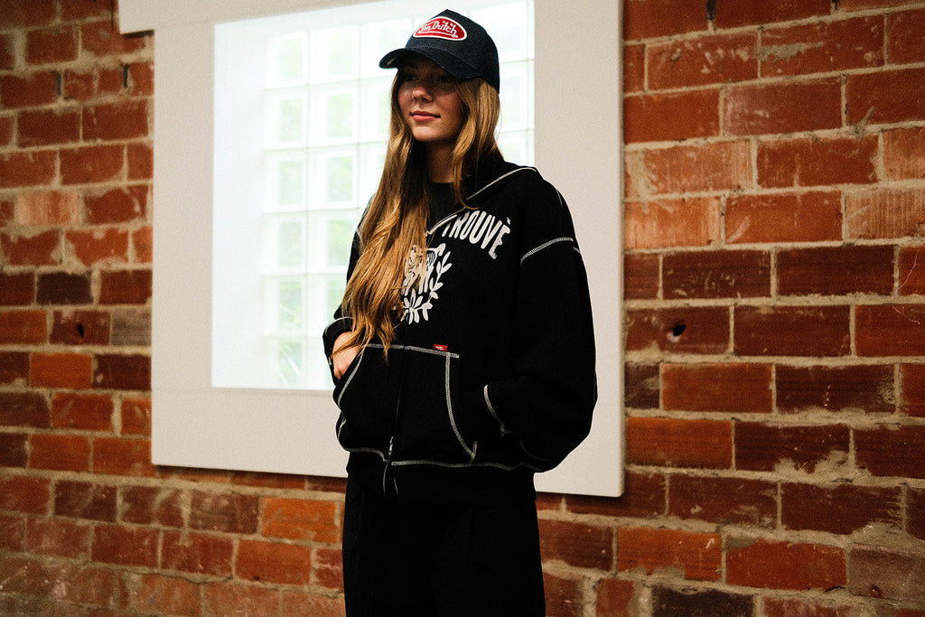 PERDU ET TROUVÉ BLACK HOODIE