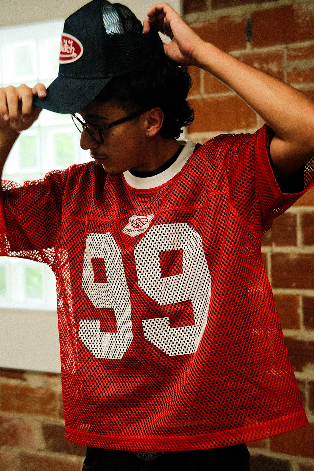 99 Heritage Mesh Jersey Crimson