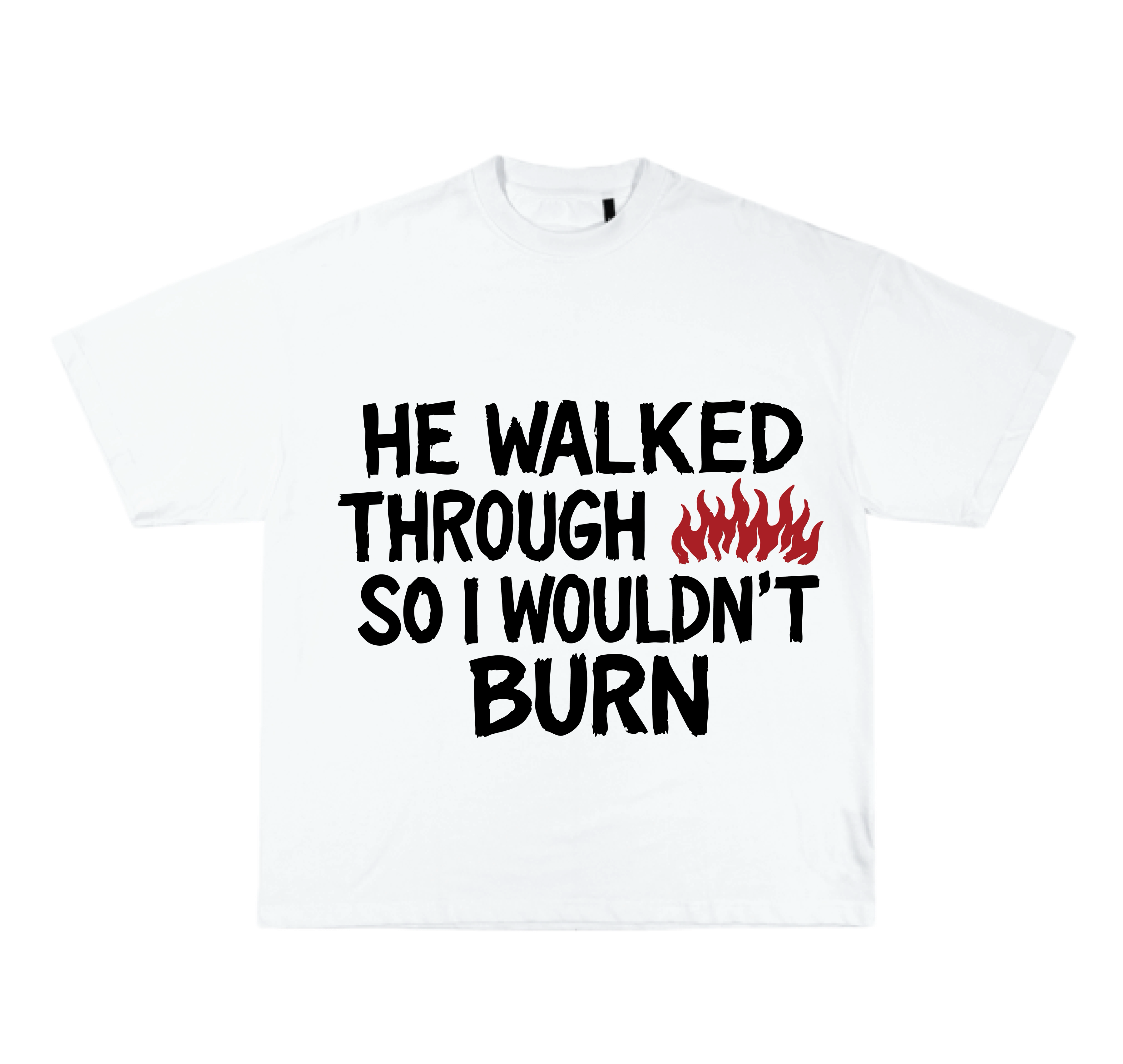 HE WALKED